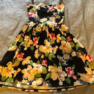 Strapless summer dress